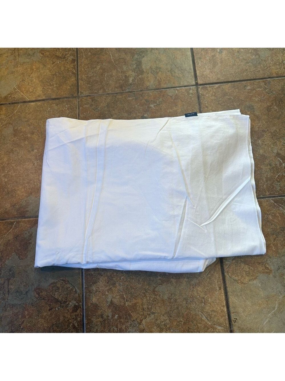 Vintage Ralph Lauren Tablecloth White 100% COTTON Large 80x60 French Country